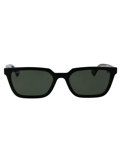 Gucci Gg1539s Sunglasses In 001 Black Black Grey