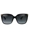 Gucci Gg0022s Sunglasses In 001 Black Black Grey