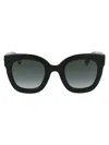 Gucci Gg0208s Sunglasses In 001 Black Black Grey