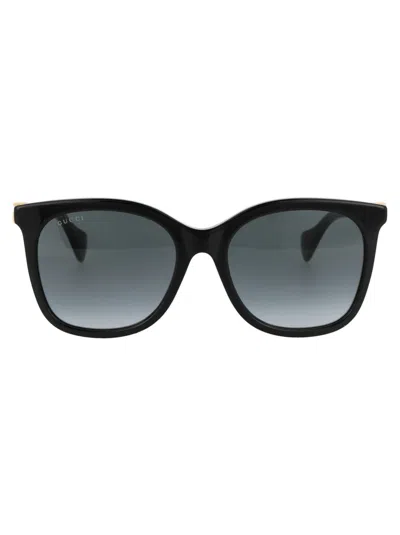 Gucci Gg1071s Sunglasses In 001 Black Black Grey