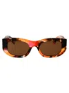 Gucci Womens Gg1627s Round-frame Acetate Sunglasses Multi-coloured In 001 Orange Orange Brown