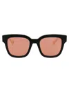 Gucci Gg0998s Sunglasses In 002 Black White Orange