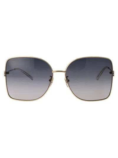Gucci Sunglasses In 002 Gold Gold Grey