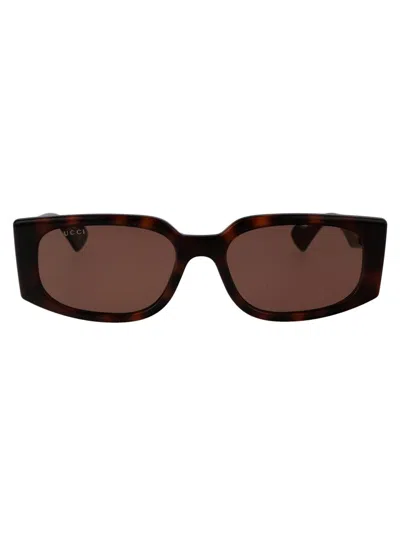 Gucci Sunglasses In 002 Havana Havana Brown