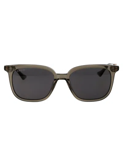 Gucci Sunglasses In 003 Brown Brown Grey