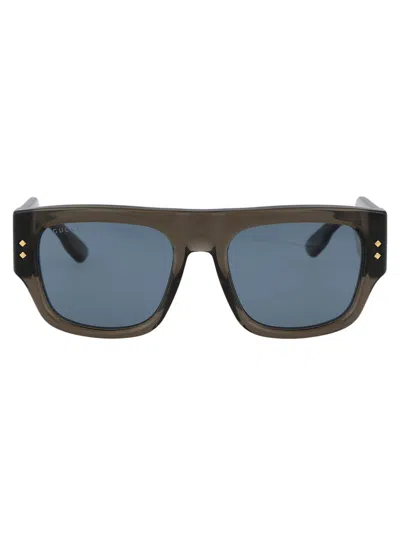 Gucci Sunglasses In 003 Grey Grey Blue