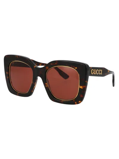 Gucci Sunglasses In 003 Havana Havana Brown