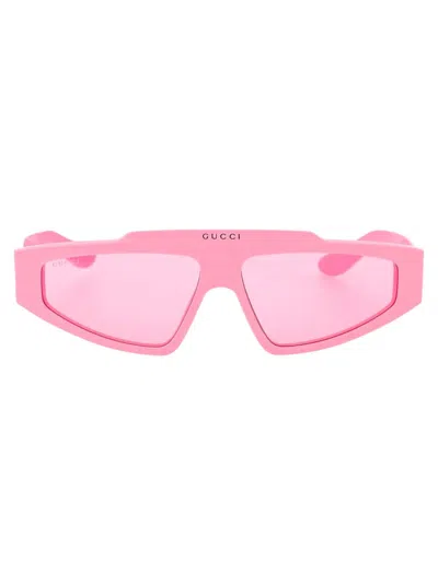 Gucci Sunglasses In 003 Pink Pink Pink