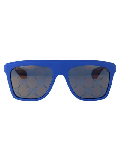 Gucci Sunglasses In 004 Blue Blue Blue