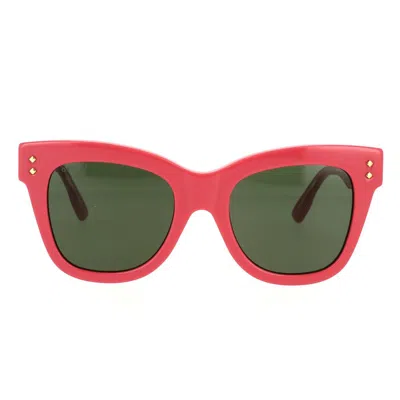 Gucci Sunglasses In 004 Pink Pink Green