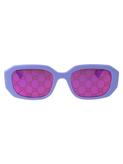 Gucci Sunglasses In 004 Violet Violet Pink
