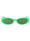 Gucci Sunglasses In 005 Green Green Green