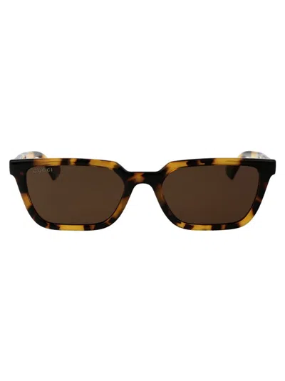 Gucci Sunglasses In 005 Yellow Yellow Brown