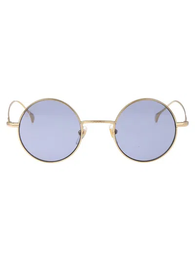 Gucci Sunglasses In 006 Gold Gold Violet