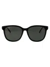 Gucci Black-gold-grey Recycled Acetate Sunglasses