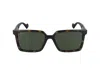 Gucci Havana Havana Green Acetate Sunglasses