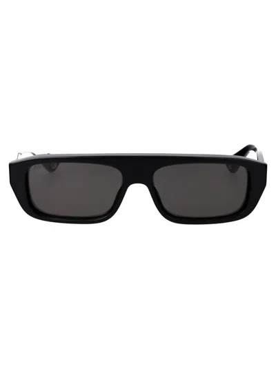 Gucci Gg1617s Sunglasses In 001 Black Black Grey