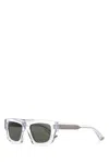 Gucci Rectangular Sunglasses Transparent Frame