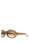 Gucci Round-frame Logo Sunglasses