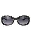 Gucci Black-black-grey Recycled Acetate Sunglasses In Black