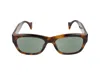 Gucci Square-frame Sunglasses In Brown