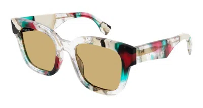 Gucci Wayfarer-frame Sunglasses In Multi