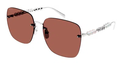 Gucci Sunglasses In Brown