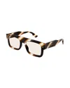 Gucci Square-frame Marbled Glasses In Multi
