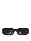 Gucci Rectangular Sunglasses In Black