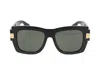 Gucci Oversize-frame Sunglasses In Green