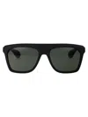 Gucci Black Black Grey Acetate Sunglasses In Black