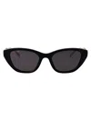 Gucci Cat Eye Frame Sunglasses In Black