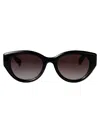 Gucci Black-black-grey Injection Sunglasses In Black