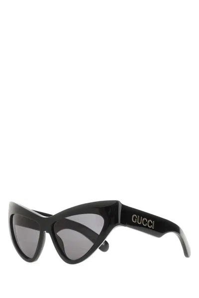 Gucci Women Black Acetate Sunglasses