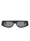 Gucci Square-frame Acetate Sunglasses In Black