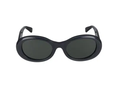 Gucci Gg1587s Acetate Sunglasses In Black Black Grey