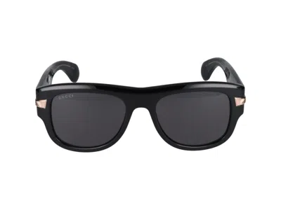 Gucci Sunglasses In Black Black Grey
