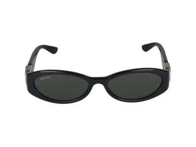 Gucci Sunglasses In Black Black Grey