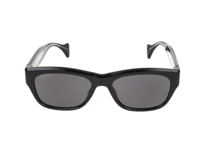 Gucci Sunglasses In Black Black Grey