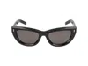 Gucci Gg1521s Black Sunglasses In Black Black Grey