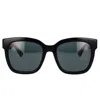 Gucci Black Black Grey Acetate Sunglasses In Black Black Grey