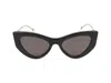Gucci Gg1565s Sunglasses In Black Gold Grey