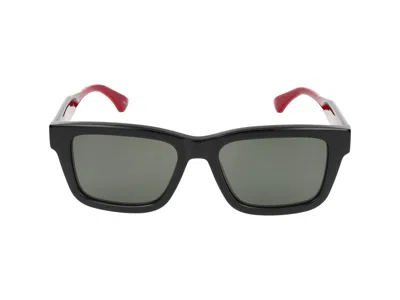 Gucci Sunglasses In Black Green Grey