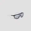 Gucci Mask Frame Sunglasses With Grey Lenses In Black Grey