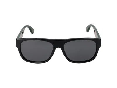 Gucci Sunglasses In Black Multicolor Grey