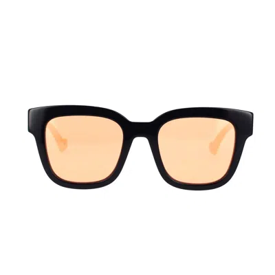 Gucci Sunglasses In Black White Orange