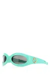Gucci Women Turquoise Acetate Sunglasses In Blue