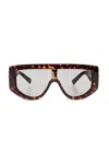 Gucci Women Rectangular Shape Sunglasses In Brown