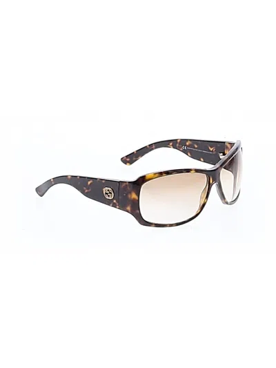 Pre-owned Gucci Sunglasses In Brown