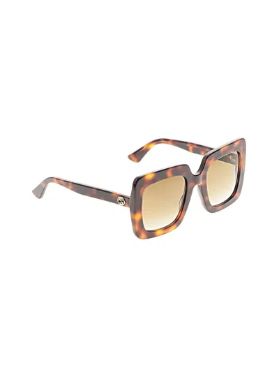 Pre-owned Gucci Sunglasses In Brown